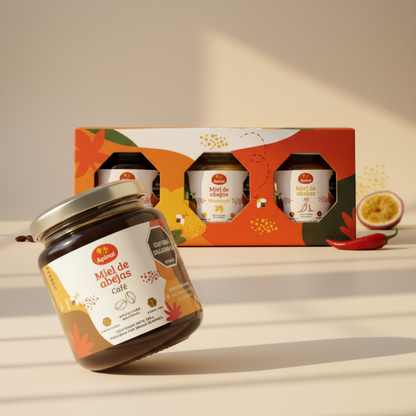 Mieles de Sabores – Edición Gourmet (Ají, Café y Maracuyá)