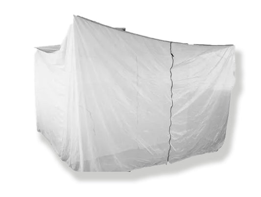 Toldo o Carpa de Extracción de Miel en Campo